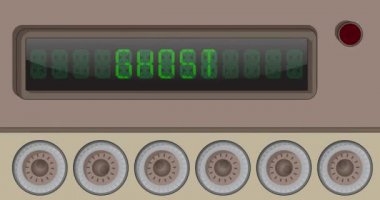 Dijital Öncü Panelde hayalet metni. Hafif Ekipmanlı Duyuru İletisi.