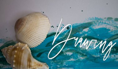 Hayvan Kabuğu, yaz tatili, deniz geçmişi ve çizim metni..