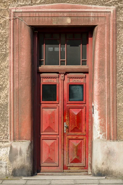 Old fashioned front door entrance, Europe — Stock Photo, Image