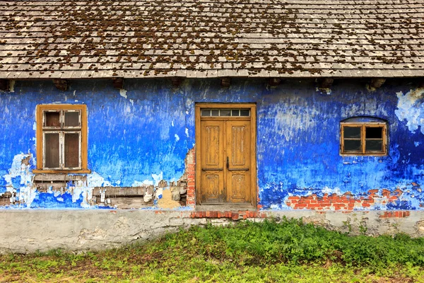 Eski renkli ev cephe Telifsiz Stok Fotoğraflar