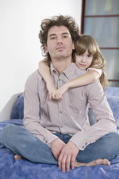 Happy family. Father and daughter — Stock Photo, Image