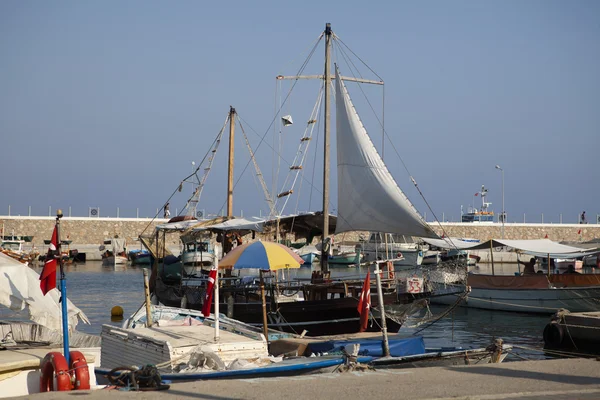 Antalya harbour in turkey — Stockfoto