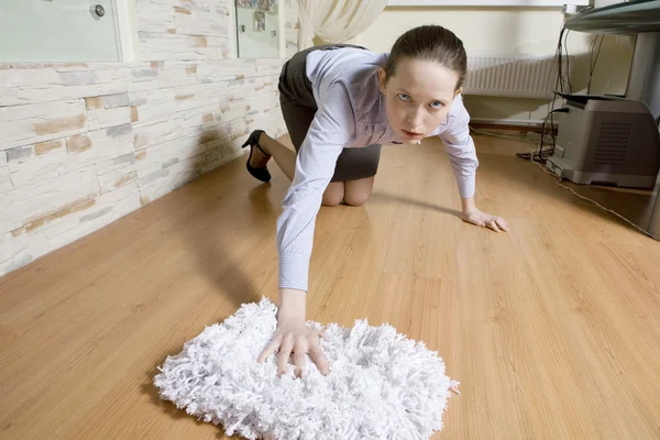 Secretaris wassen het woord in office — Stockfoto