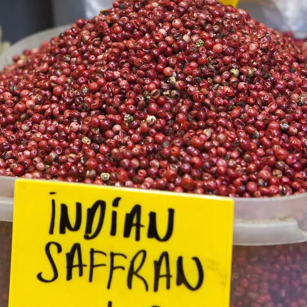 Especiarias em um mercado egípcio — Fotografia de Stock