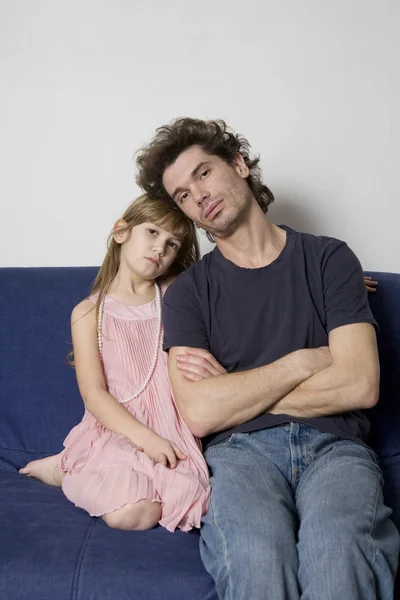 Padre e hija — Foto de Stock