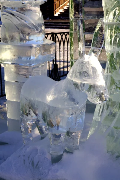 Icy sculpture — Stock Photo, Image