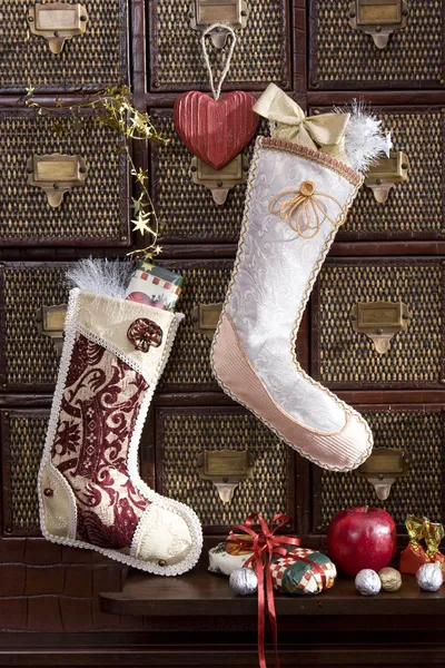 Christmas stocking — Stock Photo, Image