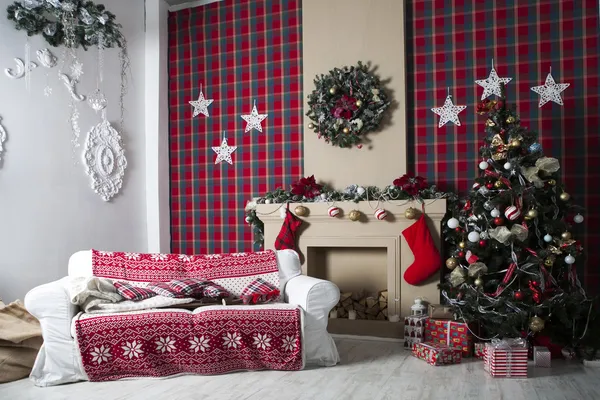 Kerstmis interieur — Stockfoto