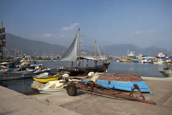 Antalya harbour in turkey — Stockfoto