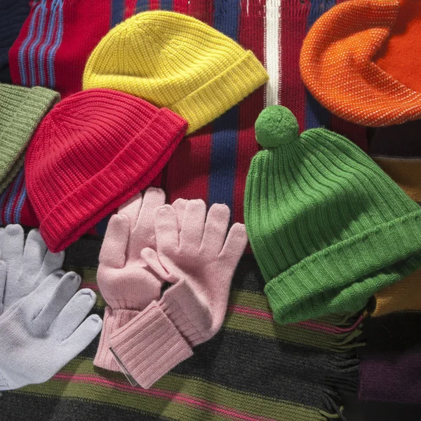 GLB, sjaal, hoed, — Stockfoto