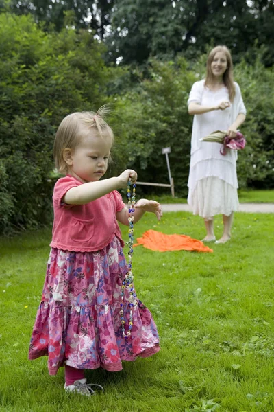 Mutter mit Tochter — Stockfoto