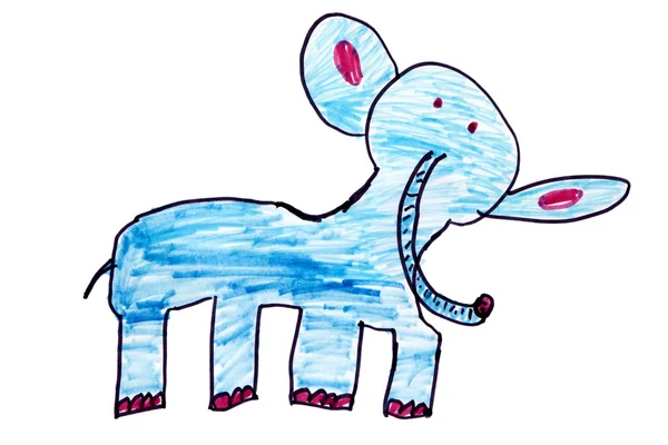 Elefante azul —  Fotos de Stock