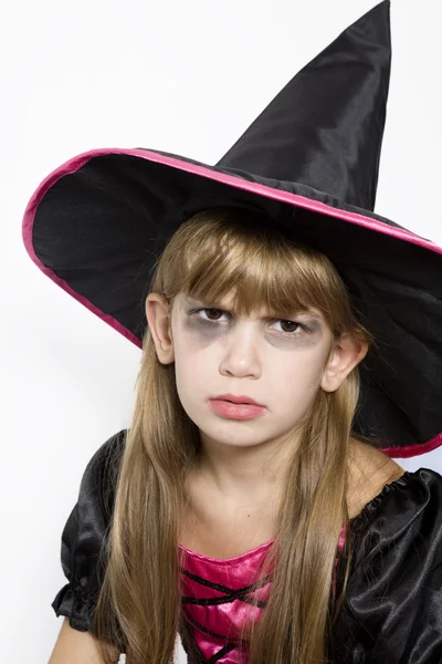 Girl in carnival fancy dress — Stock Photo, Image