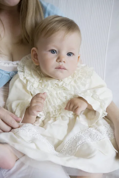 Playful five months old baby girl. — Stock Photo, Image