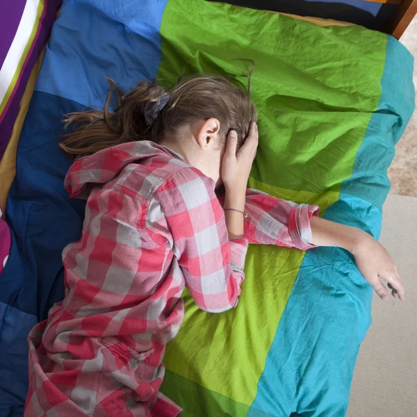 Adolescente chica frustración llorando — Foto de Stock