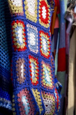 Renk ekose yün örgü