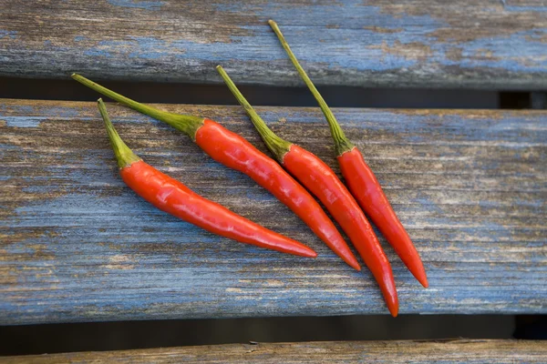 Rote Chilischoten — Stockfoto