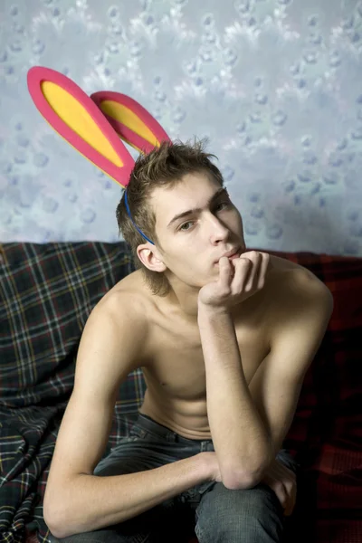 Portrét teen boy — Stock fotografie