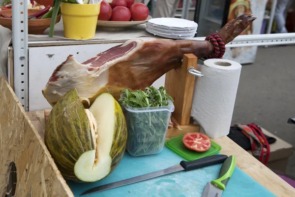 Iberischer Schinken — Stockfoto