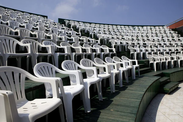 Plastic chairs — Stock Photo, Image