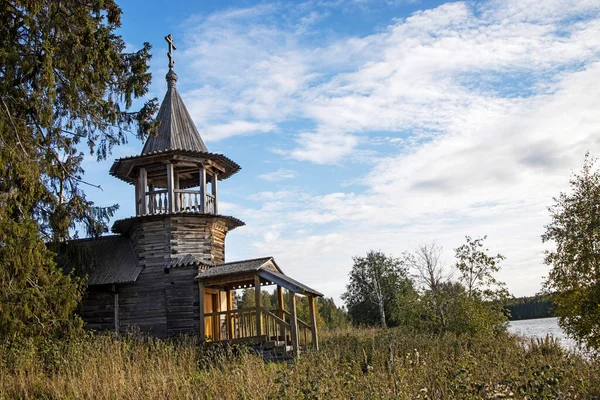 Medvezhyegorsk Zaonezhie Russland Oktober 2021 Kapelle Von Kosmas Und Damian — Stockfoto