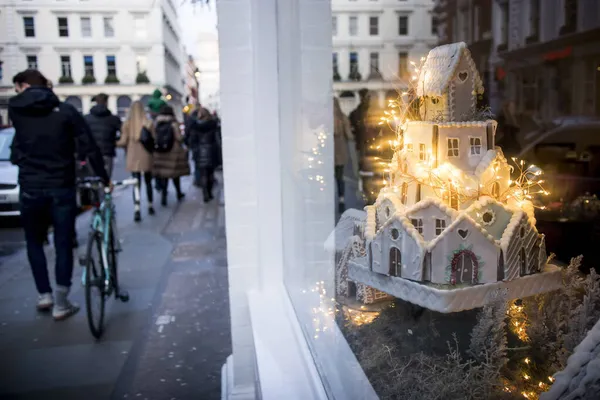 Londres Reino Unido Dezembro 2020 Caseiro Casa Gengibre Especiarias Natal — Fotografia de Stock