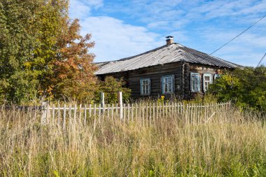 Karelia, Rusya - 20 Eylül 2021, Finlandiya sınırında ulusal rezerv 