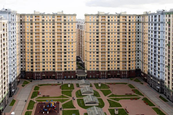 Saint Petersburg Rússia Setembro 2020 Moderno Complexo Residencial Luxo Nos — Fotografia de Stock