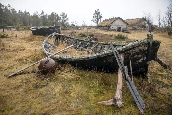 Kolahalvön Ryssland November 2021 Rysslandsscenen Vita Havets Terskykust Historisk Och — Stockfoto