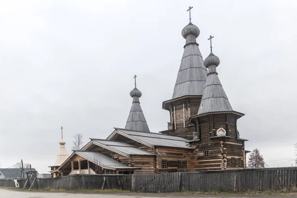 Kem Karelia Rusko Listopad 2021 Katedrála Nanebevzetí Panny Marie Pravoslavná — Stock fotografie