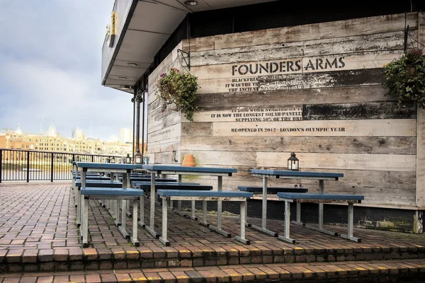 Londres Reino Unido Diciembre 2020 Founders Arms Pub River Thames —  Fotos de Stock