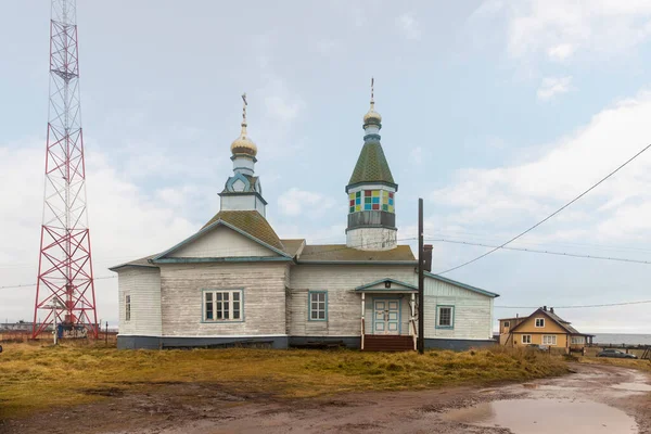 Kasjkarantsy District Terskiy Regio Moermansk Rusland November 2021 Kashkarantsy Kerk — Stockfoto