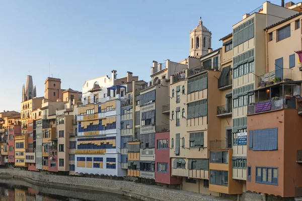 Girona Catalonia España Junio 2019 Barrio Judío Histórico Girona Con —  Fotos de Stock