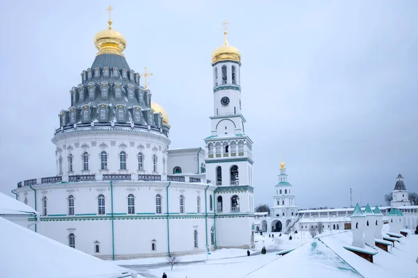 Istra Rusia Enero 2022 Catedral Resurrección Del Monasterio Nueva Jerusalén — Foto de Stock