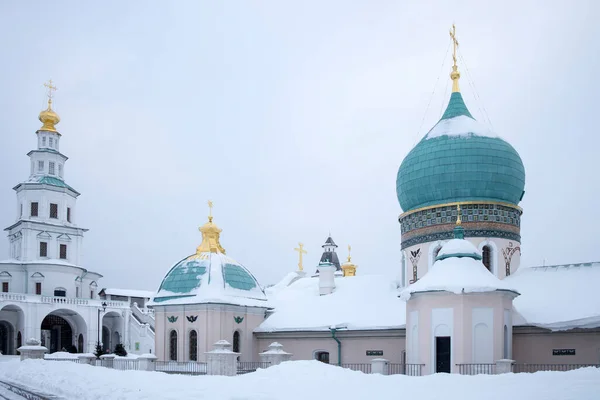 Istra Rusia Enero 2022 Catedral Resurrección Del Monasterio Nueva Jerusalén — Foto de Stock