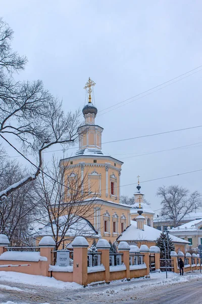 Moscow Russia January 2022 Church Holy Life Giving Trinity Khokhly — Stock Photo, Image