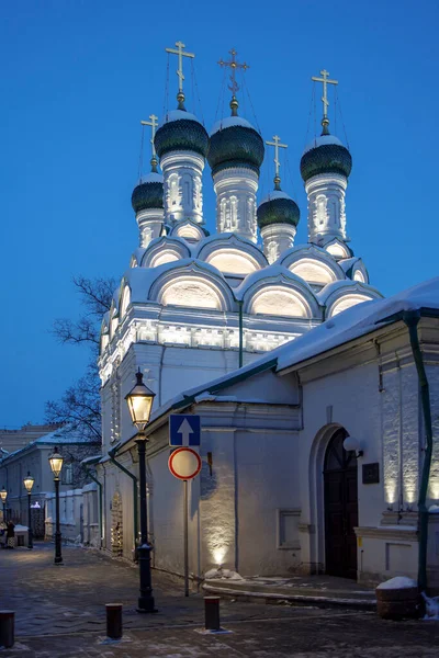 Moskau Russland Februar 2022 Kirche Der Heiligen Märtyrer Michael Und — Stockfoto