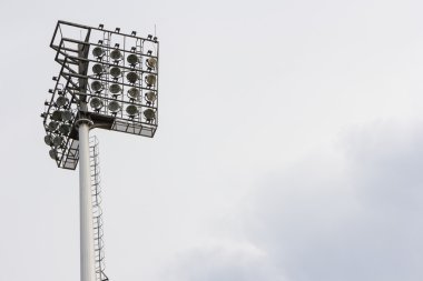  football stadium floodlight isolate  clipart