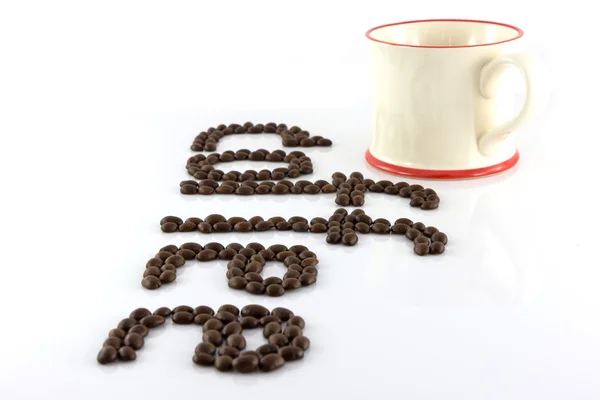 Coffee beans isolate — Stock Photo, Image