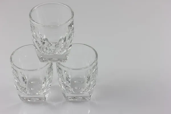 Koktejlové sklenice collection - malé zastřelen. samostatný — Stock fotografie