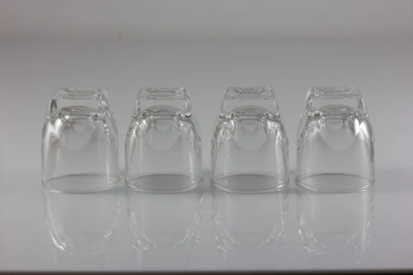Cocktailglas collection - små skott. isolerade — Stockfoto