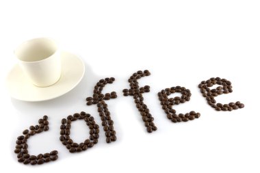 kahve çekirdekleri izole