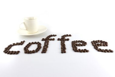 kahve çekirdekleri izole