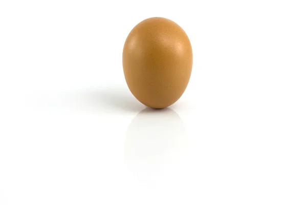 Huevo aislado de los otros sobre fondo blanco — Foto de Stock