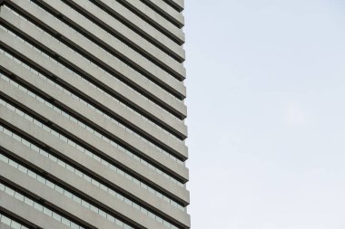 Mavi cam ofis arka planı