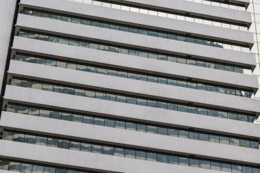 Mavi cam ofis arka planı