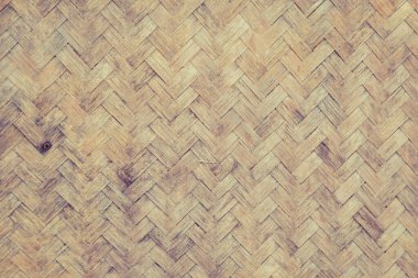 Eski bambu dokuma dokusu arka planı