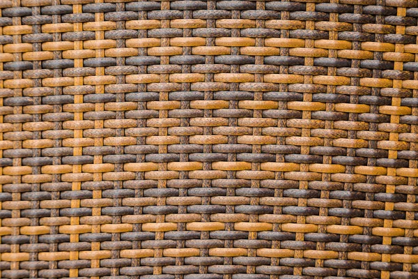 Velho Rattan Textura Fundo — Fotografia de Stock