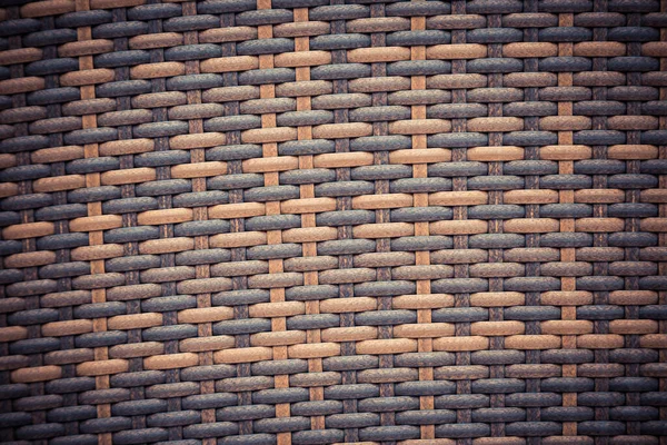 Velho Rattan Textura Fundo — Fotografia de Stock