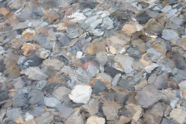 Зображення Поверхневих Вод Камінням Під Водою — стокове фото